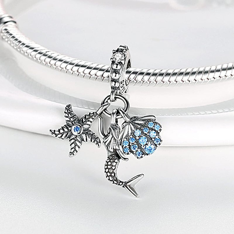 MULA 925 Sterling Silver Charms for Bracelets and Necklaces Lipstick and Bag Dangle Pendants Tower Camera Beads Jewelry Charms for Women - Image 2
